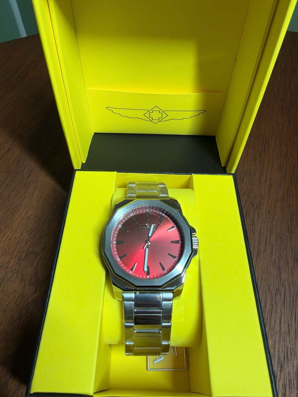 Invicta Speedway Dominus Men's Watch 42mm Red Dial Steel